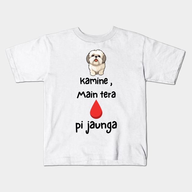 Kutte Kamine - Famous Bollywood Dialogue l Indian Movie l Desi Kids T-Shirt by Swag Like Desi